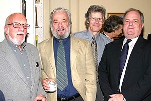 Ted Chapin Book Party - Hal Prince - Stephen Sondheim - Ted Chapin - Frank Rich