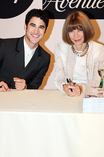 Fashion’s Night Out — Darren Criss — Anna Wintour