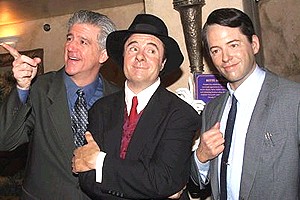 Dirty Rotten Scoundrels new cast opening - Gregory Jbara - Nathan Lane wax - Matthew Broderick wax