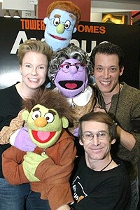 Ave Q CD Signing - Jennifer Barnhart  - John Tartaglia - Rick Lyon