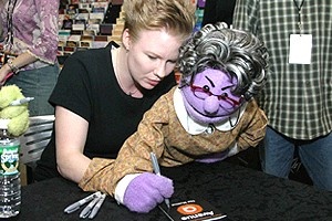 Ave Q CD Signing - Jennifer Barnhart - Mrs. Thistletwat