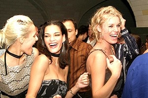 Nine 2nd Cast Party - Rebecca Romijn-Stamos - dance floor