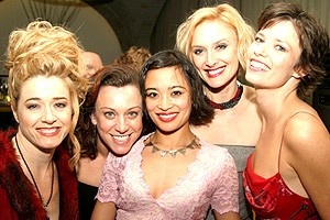 Nine 2nd Cast Party - Leslie Becker - Kristin Marks - Rona Figueroa - Rachel deBenedet - Christine Arand