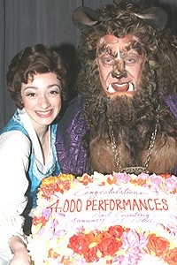 Beauty and the Beast 4000 Performances - Megan McGinnis - Steve Blanchard 