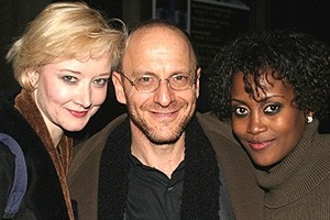 Encores! Can-Can Photo Op - Caitlin Carter - Lonny Prince - Solange Sandy