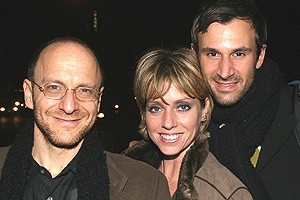 Encores! Can-Can Photo Op - Lonny Price - Melinda Roy - Chad Schiro