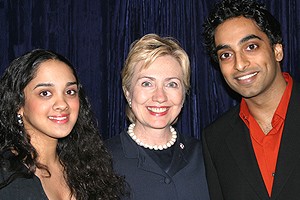 American India Awards - Anisha Nagarajan - Hillary Clinton - Manu Narayan