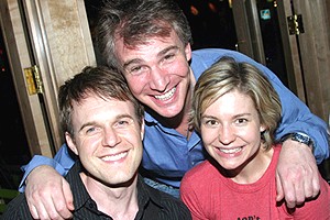 Douglas Sills Little Shop party - Jonathan Rayson - Douglas Sills - Jessica-Snow Wilson