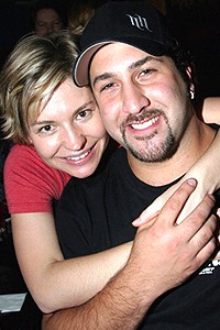 Douglas Sills Little Shop party - Jessica Snow-Wilson - Joey Fatone