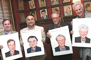 Frankels at Sardi's - Marc Routh - Richard Frankel - Steven Baruch - Tom Viertel