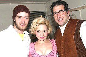 Justin Timberlake at Little Shop of Horrors - Justin Tiberlake - Jessica-Snow Wilson - Joey Fatone