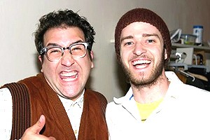 Justin Timberlake at Little Shop of Horrors - Joey Fatone - Justin Timberlake