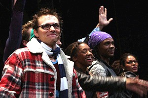 Drew Lachey in Rent - curtain call