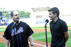 Producers at Shea - Brad Oscar - Hunter Foster (singing)