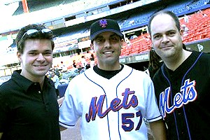 Producers at Shea - Hunter Foster - Eric Valent - Brad Oscar 