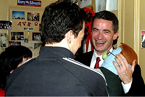 McGreevey @ Avenue Q - James McGreevey - Rod (hug)