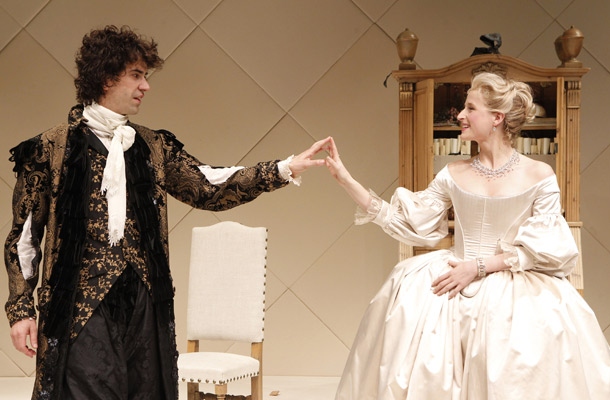 Show Photos - The School for Lies - Hamish Linklater - Mamie Gummer