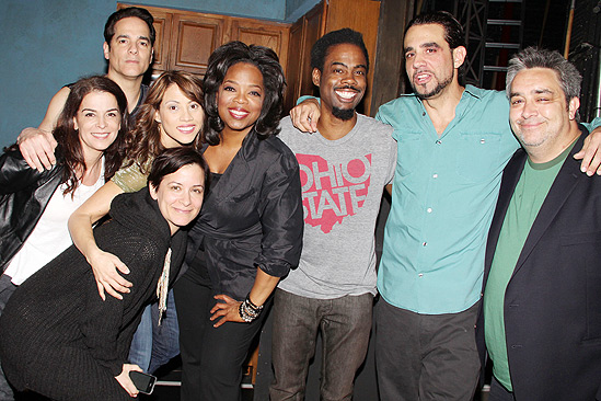 Oprah Winfrey at Motherf**ker – Annabella Sciorra – Yul Vazquez – Oprah Winfrey – Elizabeth Rodriguez – Chris Rock – Bobby Cannavale – Stephen Adly Guirgis – Anna D. Shapiro