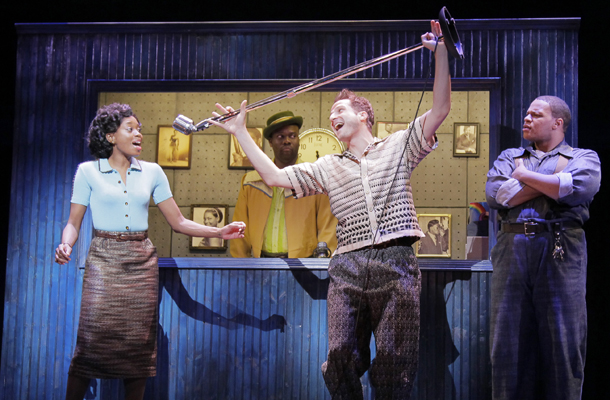 Show Photos - Memphis - national tour - Felicia Boswell - Rhett George - Bryan Fenkart - Will Mann