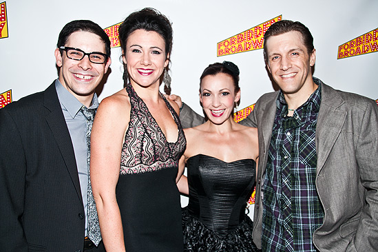 Forbidden Broadway Opening- Marcus Stevens- Natalie Charle Ellis- Jenny Lee Stern- Scott Richard Foster