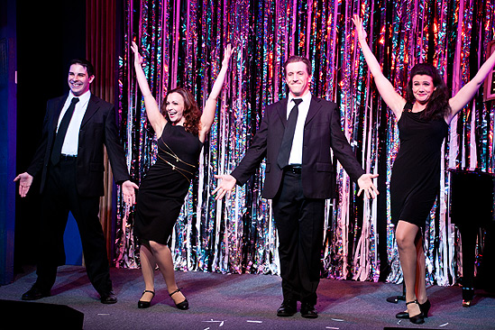 Forbidden Broadway Opening- Marcus Stevens- Jenny Lee Stern-Natalie Charle Ellis- Scott Richard Foster