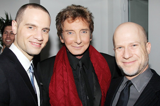 Manilow on Broadway – opening night – Jordan Roth – Barry Manilow – Richie Jackson