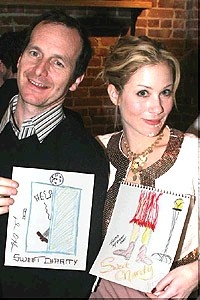 2005 Drama Desk Nominee Reception - Denis O'Hare - Christina Applegate