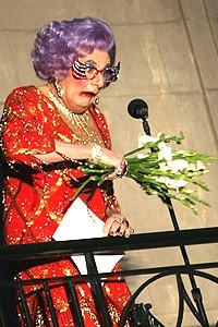 Royale/Plymouth Theatres Renaming - Dame Edna
