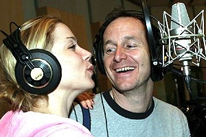 Sweet Charity Recording - Christina Applegate - Denis O'Hare (Mic)