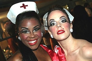 Broadway Bares 2005 - Tracee Beazer - Leslie Kritzer