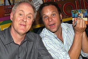 DRS CD Signing - John Lithgow - Norbert Leo Butz