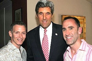 John Kerry Thanks Broadway - Joe Langworth - John Kerry - Jim Jones