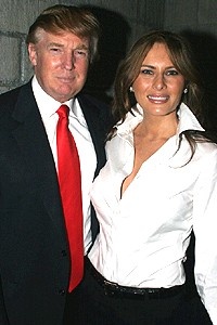 Trumps at Glengarry Glen Ross - Donald Trump - Melania Knauss