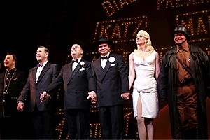 Oscar & Foster Back at The Producers - curtain