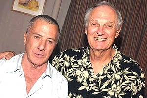 Stars at Glengarry -  Dustin Hoffman - Alan Alda