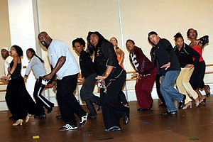 The Color Purple press rehearsal - ensemble