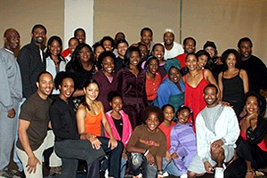 The Color Purple press rehearsal - group