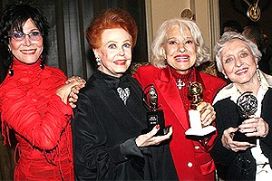 Carol Channing at Feinstein's - Michele Lee - Arlene Dahl - Carol Channing - Celeste Holm