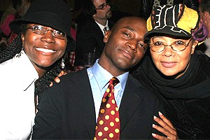 A Soldier's Play opening - Shalom - Taye Diggs - Marsha