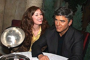 Dirty Rotten Scoundrels new cast opening - Mylinda Hull - George Clooney wax