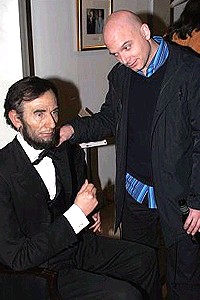 Dirty Rotten Scoundrels new cast opening - Abe Lincoln wax - Michael Cerveris