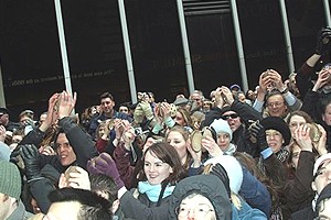 Spamalot First Anniversary Coconuts Event - crowd