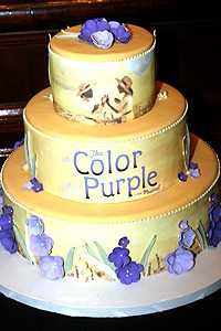 Color Purple celebrates 6 months - cake