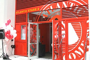 Atlantic Theater Stage II Ribbon Cutting - building entrance