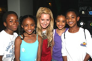 Ashley Tisdale visits The Lion King - JJ Singleton - Alex de Castro - Ashley Tisdale - Ashley Renee Jordan - Justin Martin