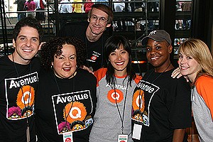 Photo Op - Broadway on Broadway fall 2006 - Avenue Q cast