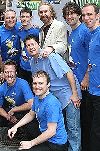 Photo Op - Broadway on Broadway fall 2006 - cast of Spamalot