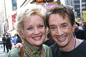 Photo Op - Broadway on Broadway fall 2006 - Christine Ebersole - Martin Short