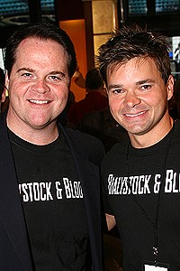 Photo Op - Broadway on Broadway fall 2006 - John Treacy Egan - Hunter Foster