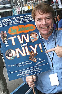 Photo Op - Broadway on Broadway fall 2006 - Jay Johnson (with poster)
